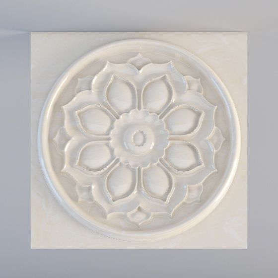 Lotus Blossom Ceiling Ornament 3D model