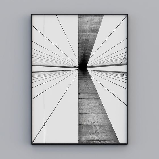 Futuristic Gateway Bridge 3D model for Creative Projects