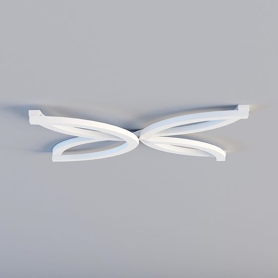 Elegant Butterfly Lamp 3D Model for Creative Projects