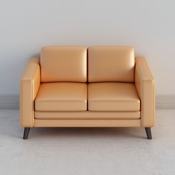 Canapé en cuir à deux places J923