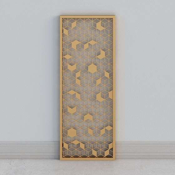 Low-Polygon Geometric 3D Model for Modern Design