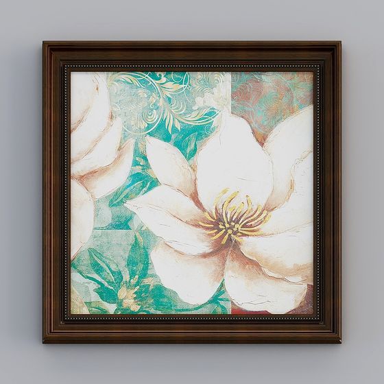 Floral Harmony 3D Model for Designers and Developers