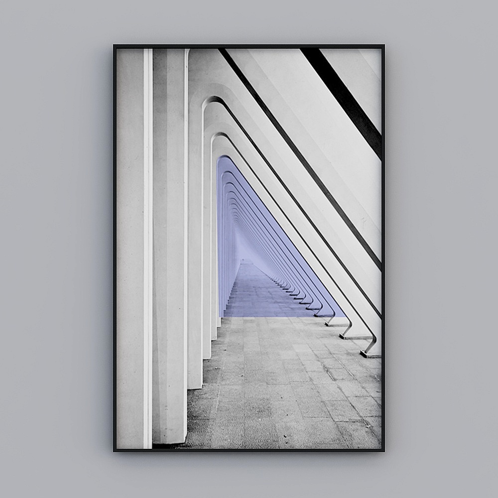 Architektonisches Eindrucksdekorationsgemälde