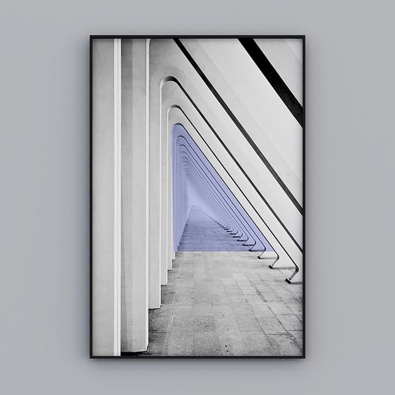 Architektonisches Eindrucksdekorationsgemälde