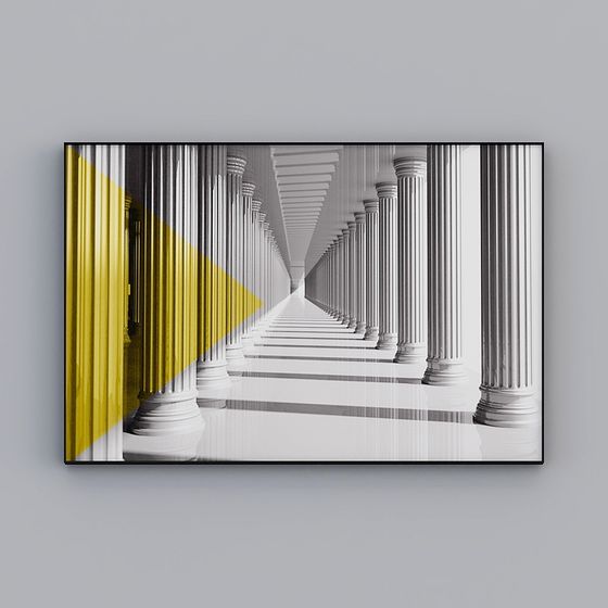 Column of Light 3D model for Modern and Classical Designs