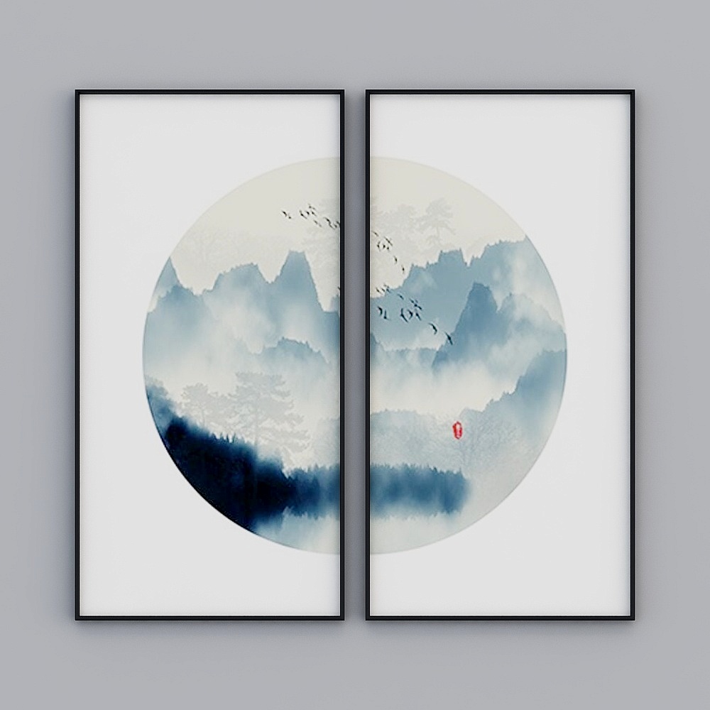 Elland decorated painting