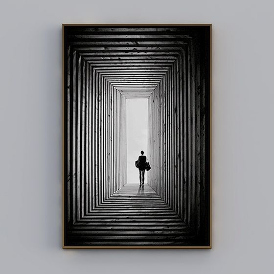 Time Tunnel 3D Model for Creative Projects