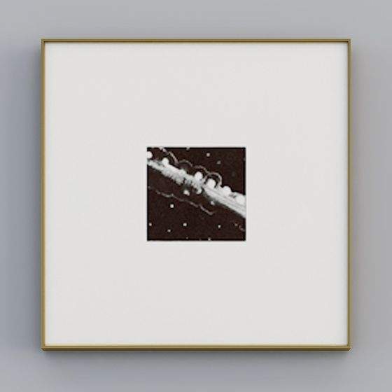 Cosmic Train 3D model for Surreal Space Journeys