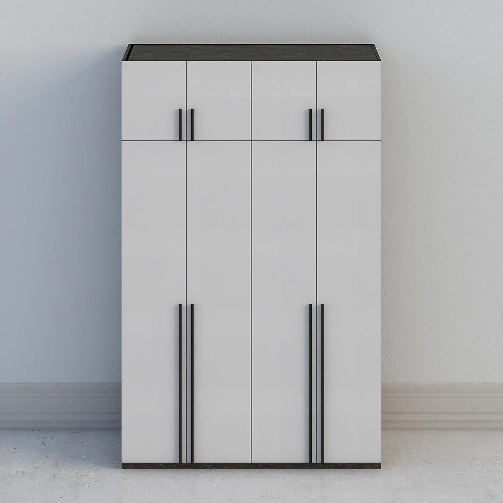 Contemporary Urban Storage Cabinet 3D model