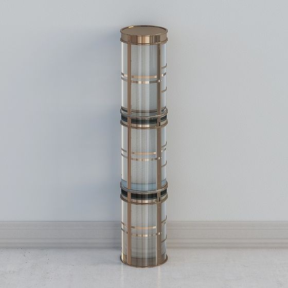 Modern Glass Display Cabinet 3D model