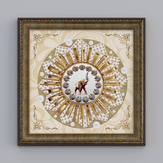 Royal Elephant Emblem 3D model