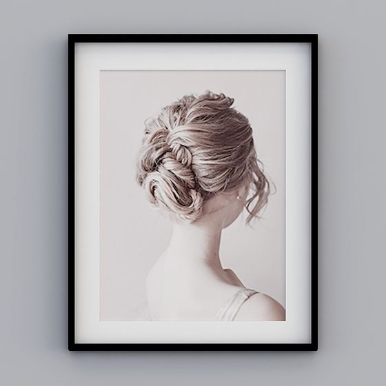 Stylish Female Silhouette 3D model for Creative Projects