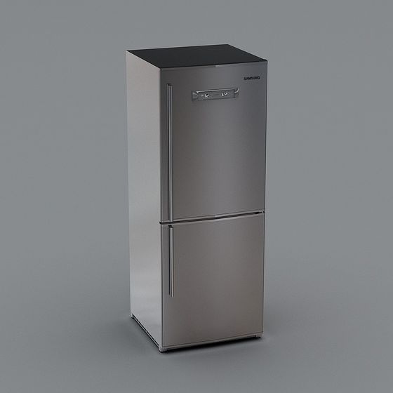 Stylish Samsung Refrigerator 3D Model