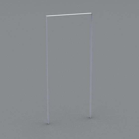 Minimalist Door Frame 3D model for Modern Design