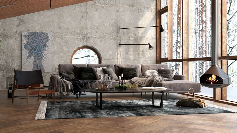 Industrial Chic Living Room Design