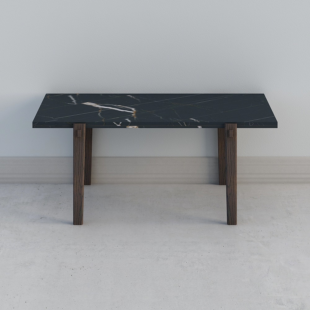 CW30003-1800 Long Table Sahara Gold Ceramic Plate with Smoked Oak