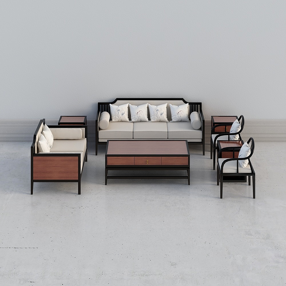 Floating sofa combination