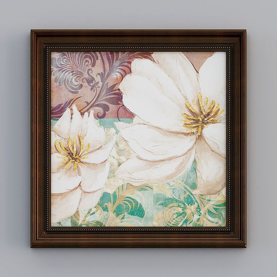 Dreamy Floral Language 3D model