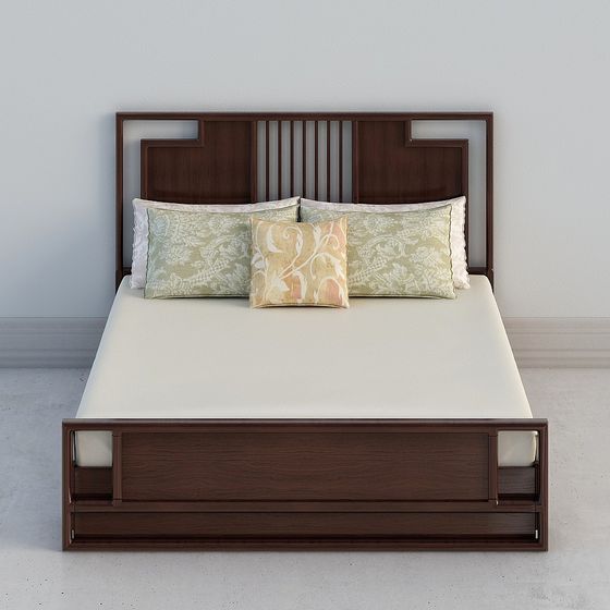 Urban Retreat Bed 3D model