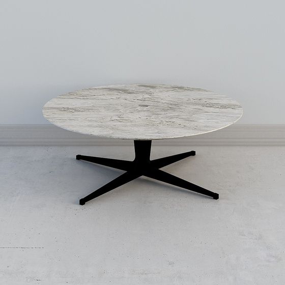 Stylish Round Table 3D model for Modern Interiors