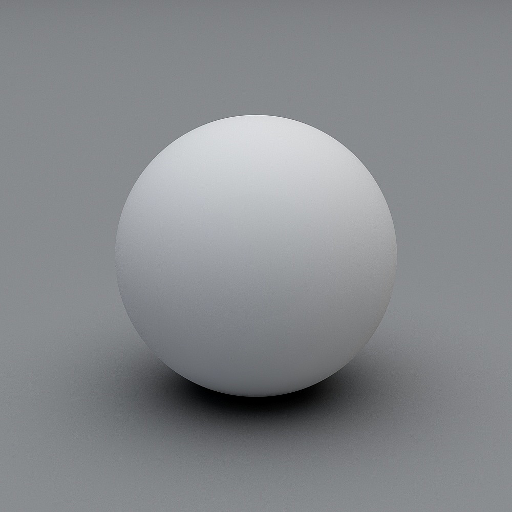 Pure White Light 3D Model