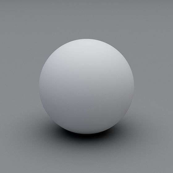 Pure White Light 3D Model