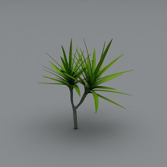 Vibrant Tropical Plant 3D Model
