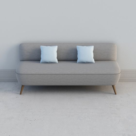 Modern Low-Poly Sofa 3D model