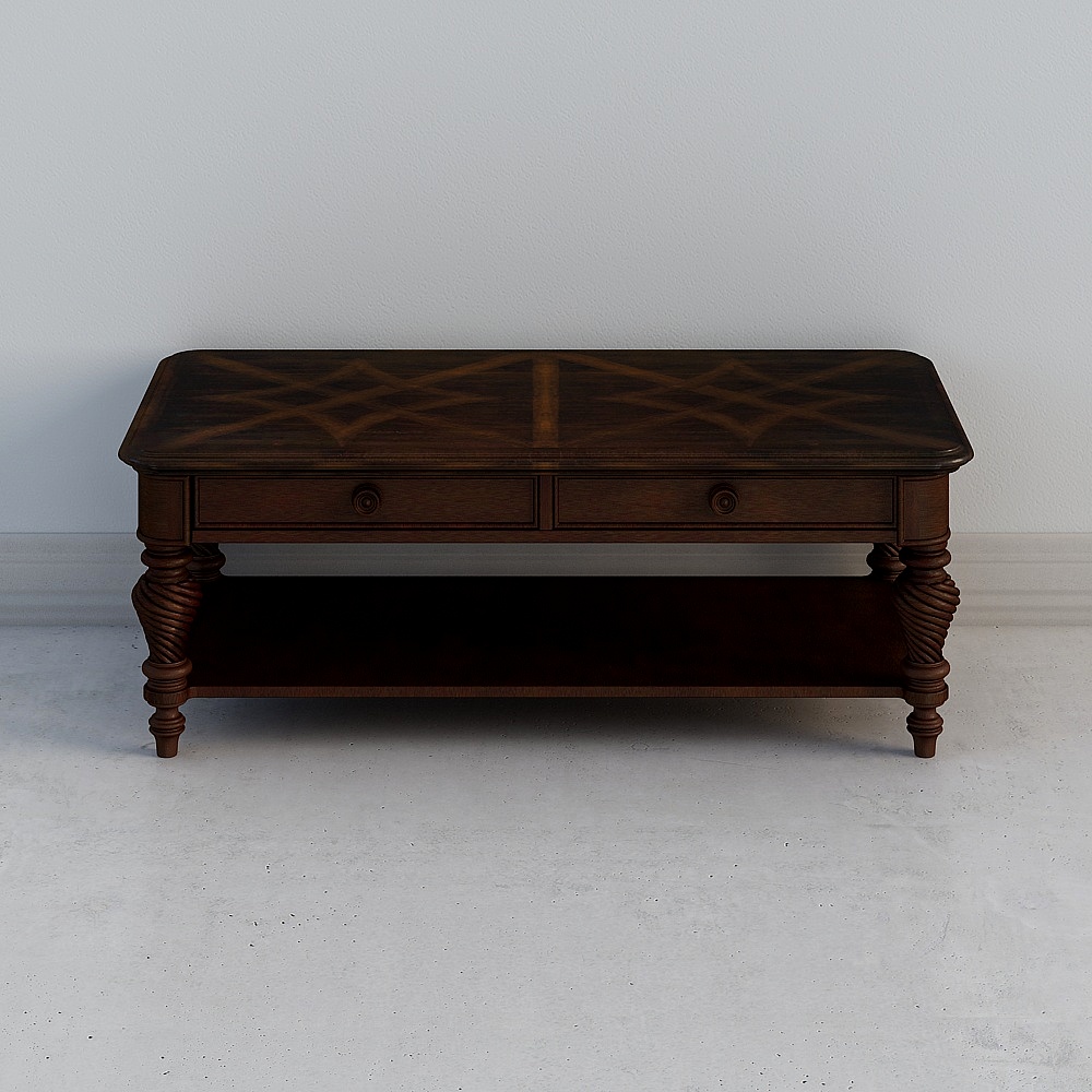 Table basse rectangulaire du jardin de Jasmine