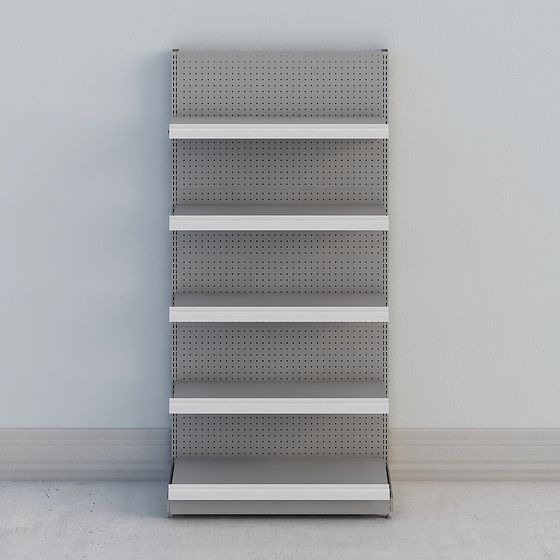 Modern Minimalist 3D Shelf Model Design