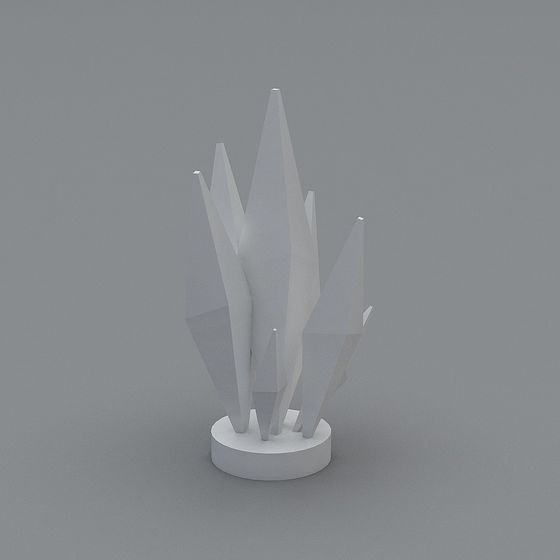 Ice Crystal Tower 3D model for Creative Projects