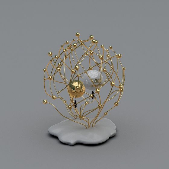 Molecular Structure Art 3D model