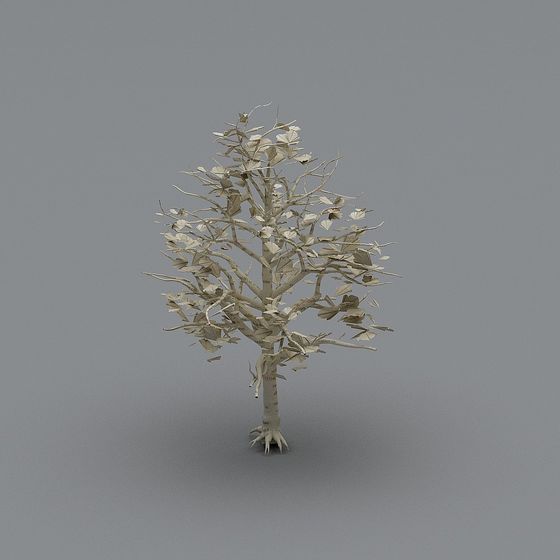 Unique 3D Model Tree - Withered Branch Rebirth 3D model