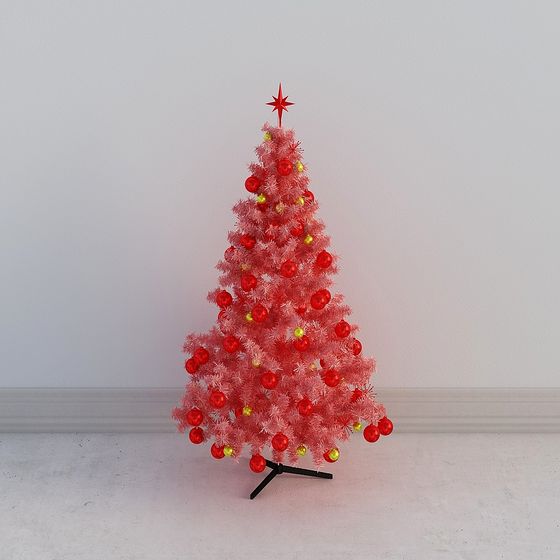 Charming Low-Poly Christmas Tree 3D Model