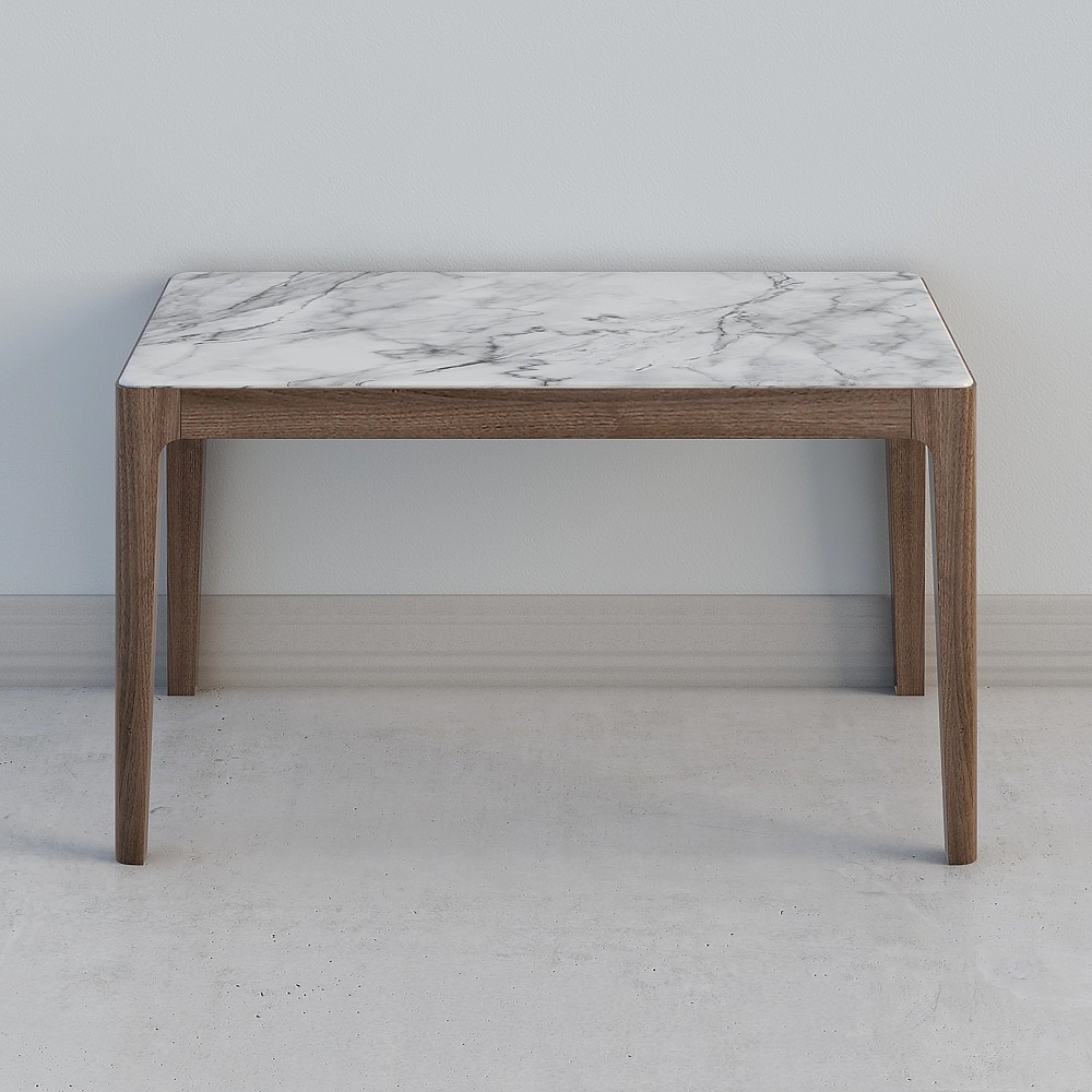 Modern Marble Dining Table 3D model