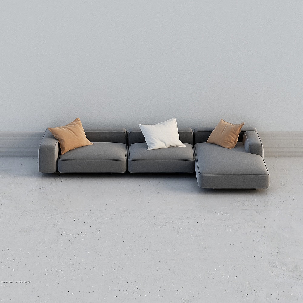 Jane europäische Möbel Sofa Stoff Ai Yi Serie Armlehnlos 1-Sitzer 1-armrest 1-Bit Ecke LBO-3022