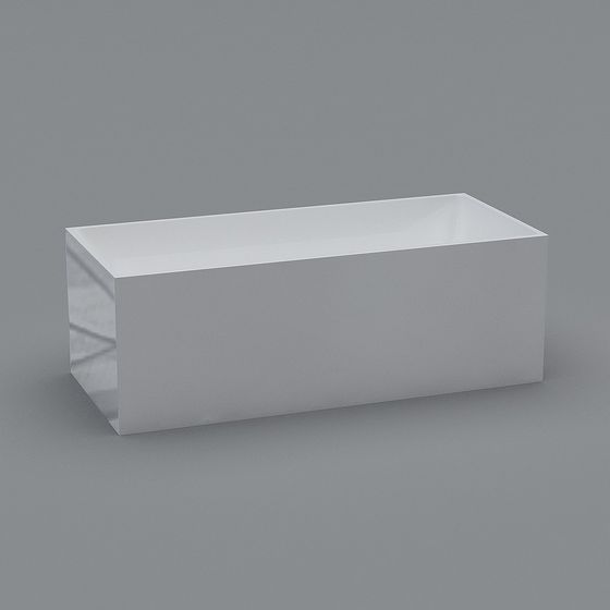 Minimalist Bathtub 3D model