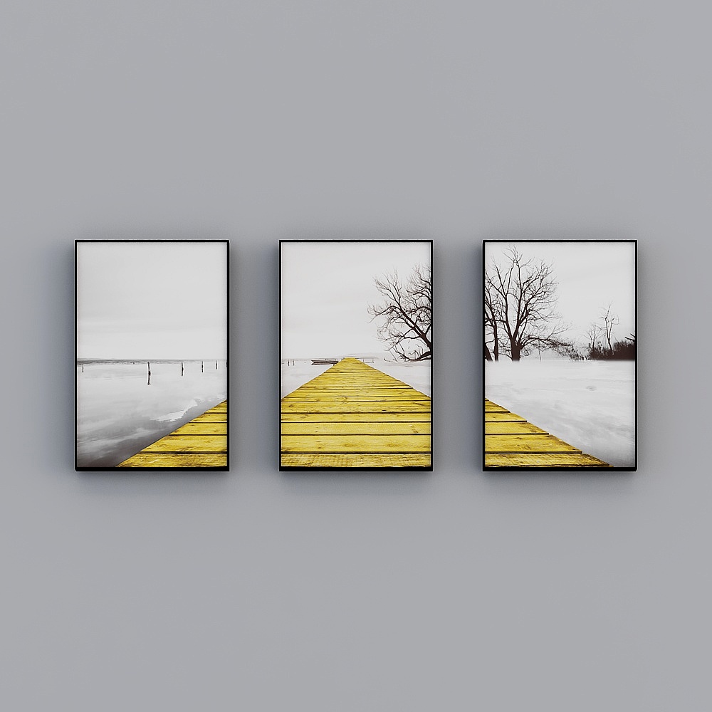 Gemmage - Simple Modern - NX9379-1, 9379-2, 9379-3-Landscape Decoration Painting