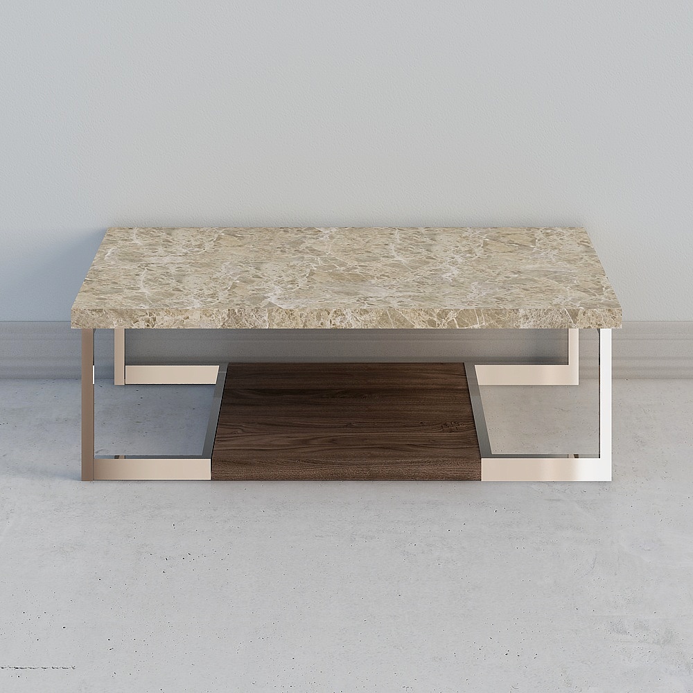 Stylish Marble Coffee Table 3D model