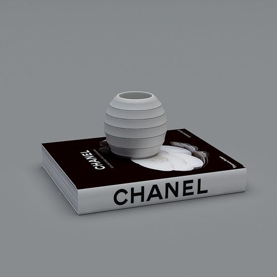 Elegant Low-Poly Ceramic Vase 3D Model