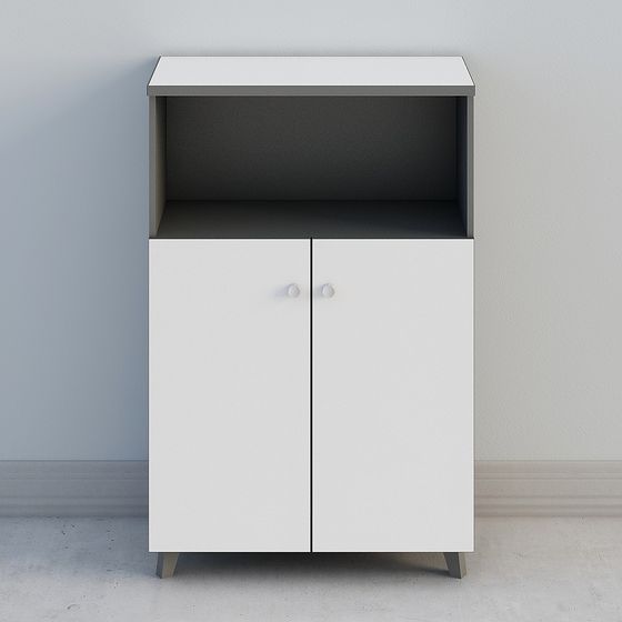 Urban Storage Cabinet 3D model for Modern Interiors