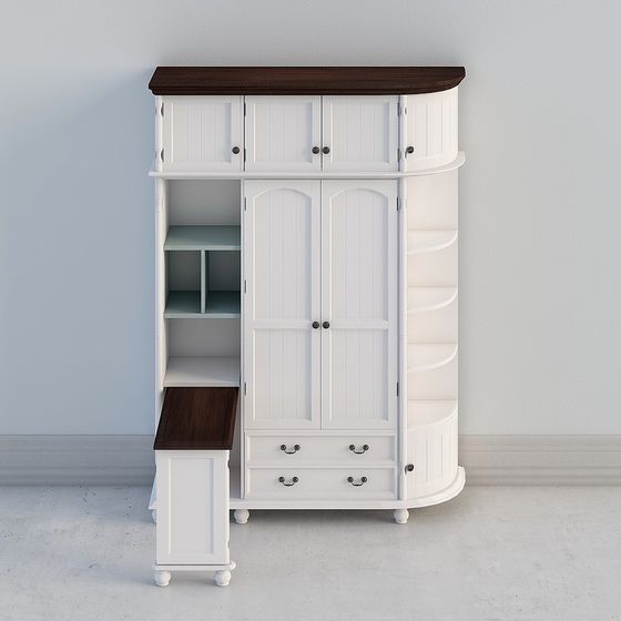 Vintage Storage Cabinet 3D model for Modern Interiors