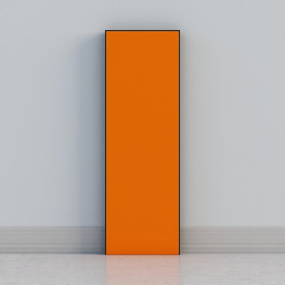 Vibrant Rectangular Door Frame 3D model for Modern Design