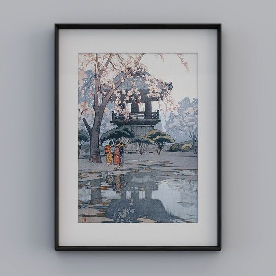 Sakura Pavilion 3D model