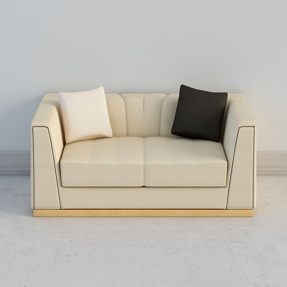 Modern Minimalist 3D Sofa Model