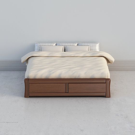 Giường hộp đôi cao 160-1