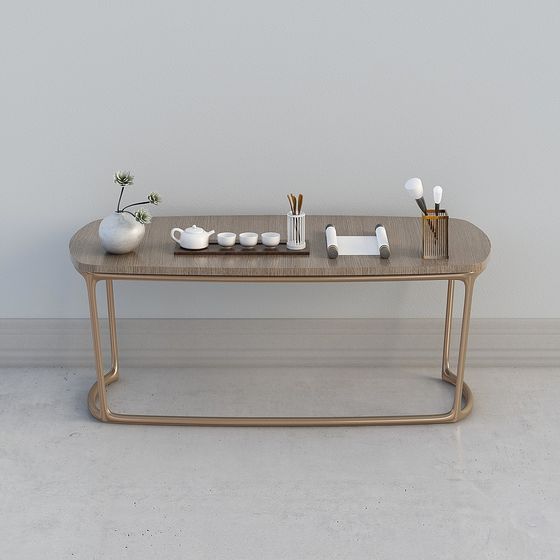 Elegant Tea Table 3D model