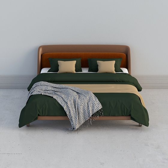 Urban Retreat Bed 3D model