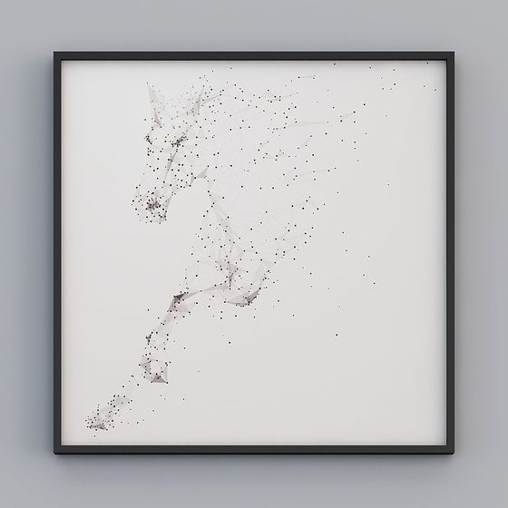 Network Dancer Low Polygon 3D Model