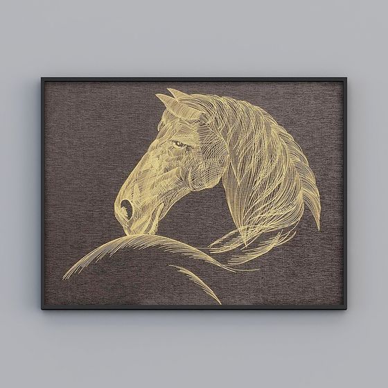 Stunning Wind Horse 3D model